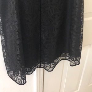Lacy black skirt